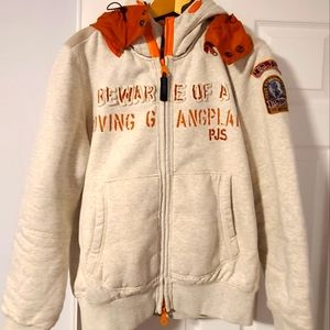 Parajumpers Lined Hoodie Jacket, Large, Beige